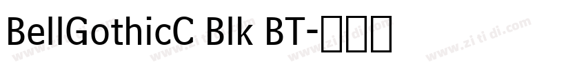 BellGothicC Blk BT字体转换 BellGothicC Blk BT字体转换